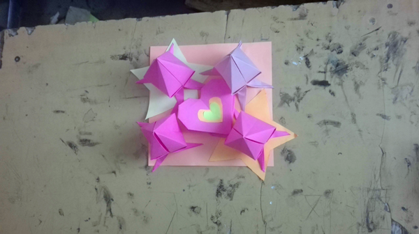 巧手夺天工 手工本领高 ——淅川县九重一中冬令营开展“折纸”大赛