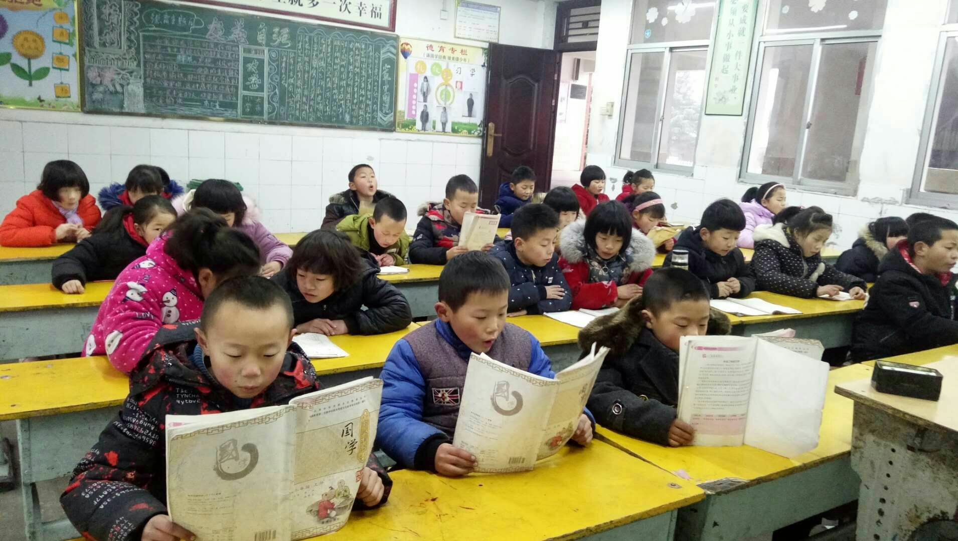 淅川县毛堂乡大庙小学：引导学生诵读国学经典 培养学生们高尚的道德情操