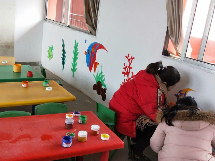 多彩画笔 创造美好生活—淅川县毛堂乡张营小学周六社团日活动掠影