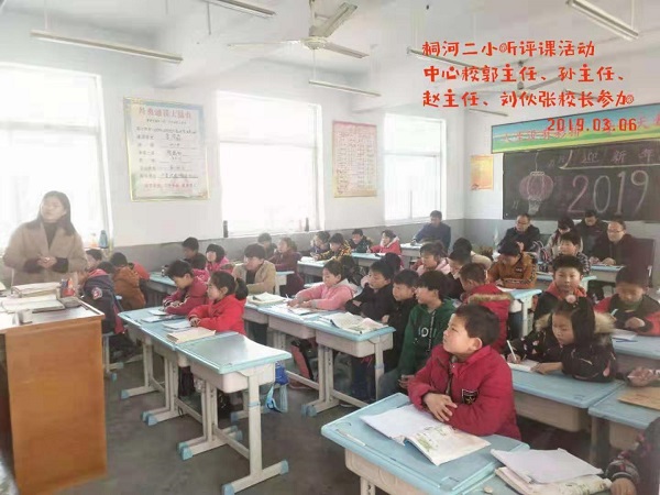 唐河县桐河乡第二中心小学片区成功举行2019年春期示范引领课活动