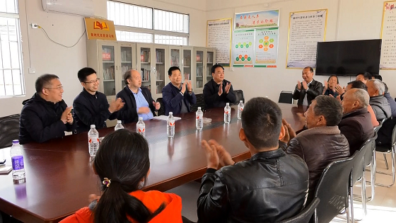 人社部领导莅淅督导调研社会保险扶贫