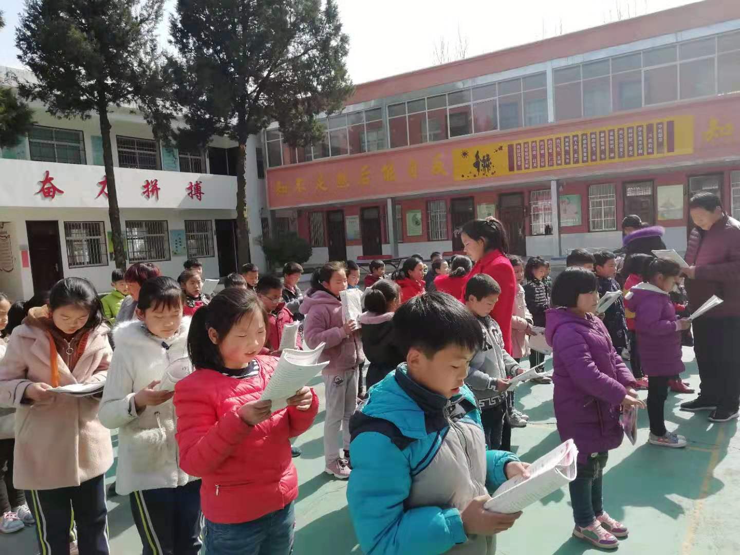 淅川县毛堂乡贾营希望小学：掀起品读经典国学的读书热潮