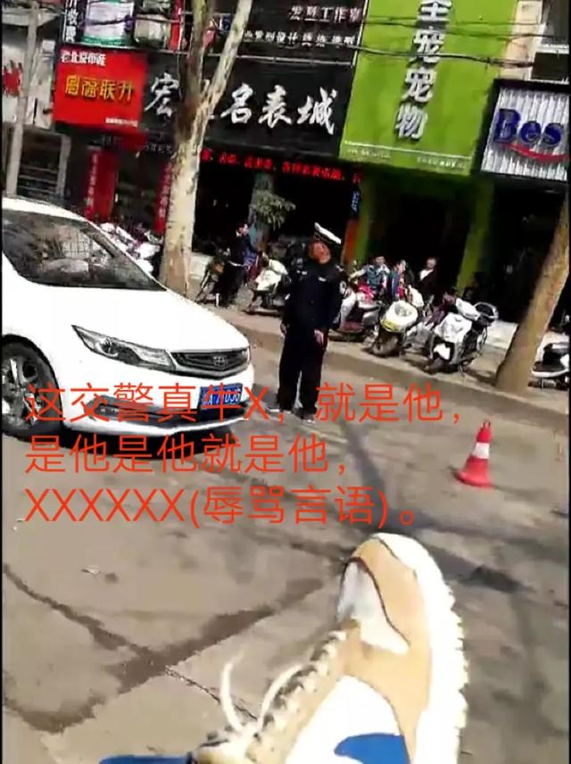 一男子拍摄视频辱骂执勤交警被淅川警方行拘