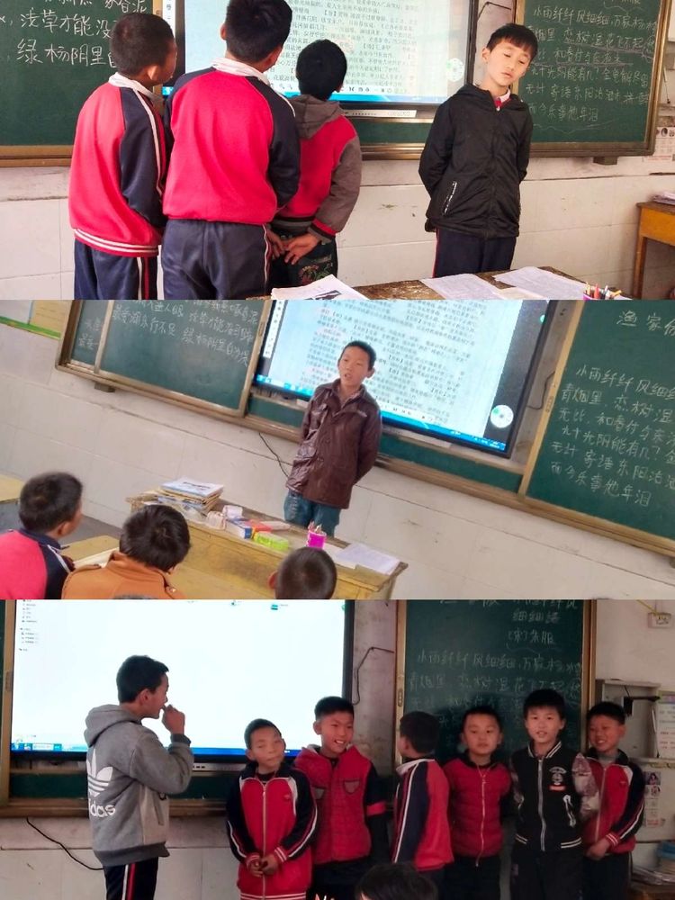春天宠爱之际 奥数社团春诗竞诵竞风流