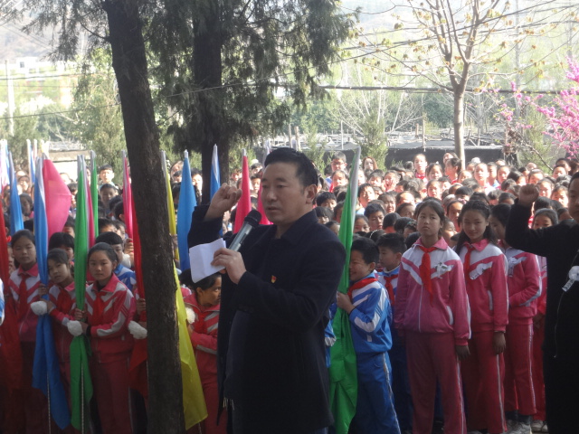 西峡县桑坪镇：清明时节祭英魂